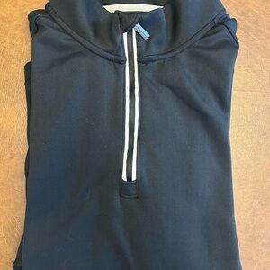 Tommy Bahama Mens Black Quarter Zip Island Zone Performance Sweatshirt XXL